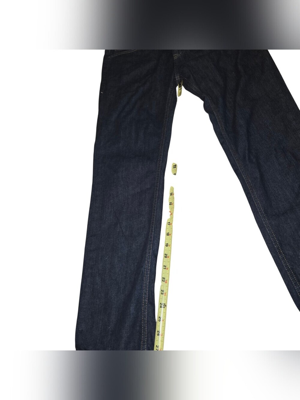 Women’s Dark Blue Straight Leg Jeans - Picture 11 of 14